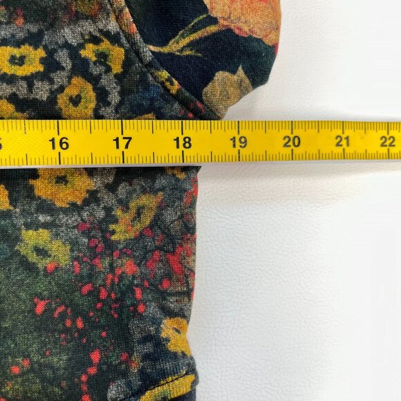 NWOT Johnny Was Traviata Military Jacket Floral Cotton Coat Size S - Picture 10 of 12